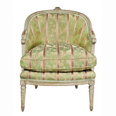 Louis XVI Painted Bergere