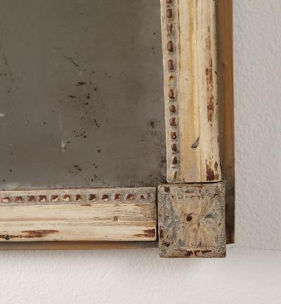 Louis XVI Painted Small Mirror circa 1800