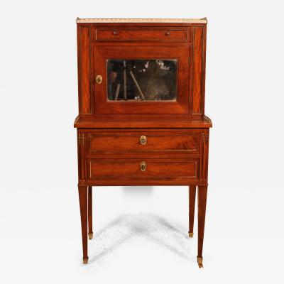 Louis XVI Secretary In Mahogany Called Bonheur Du Jour