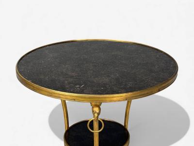 Louis XVI Style Bronze Marble Ormolu Mounted Gueridons France 19th c 