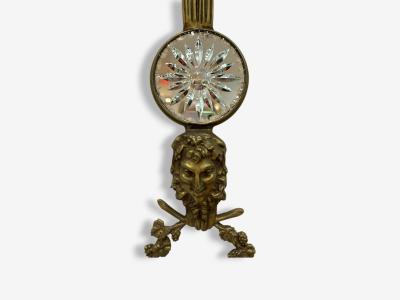 Louis XVI Style Bronze Mirror Four Wall Appliques France 19th C 