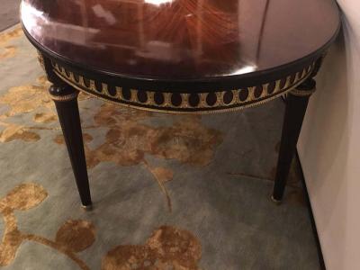 Louis XVI Style Bronze Mounted Dining Room Table in the Manner of Jansen