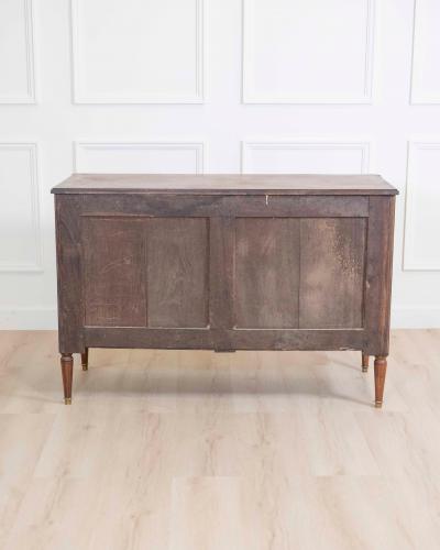Louis XVI Style Chest Of Drawers In Walnut Circa 1880