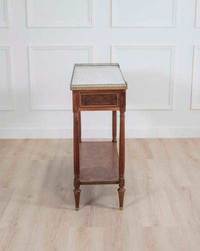 Louis XVI Style Console In Mahogany