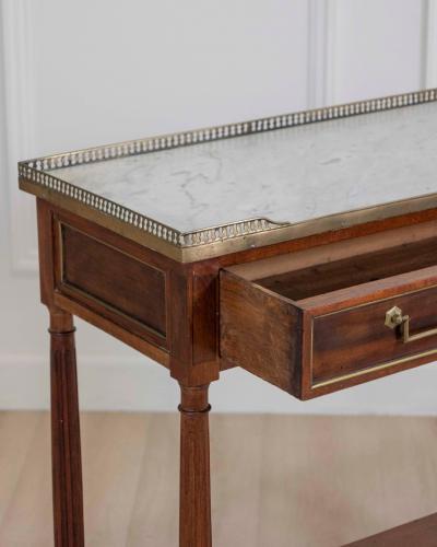 Louis XVI Style Console In Mahogany