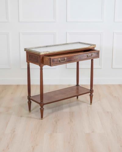 Louis XVI Style Console In Mahogany