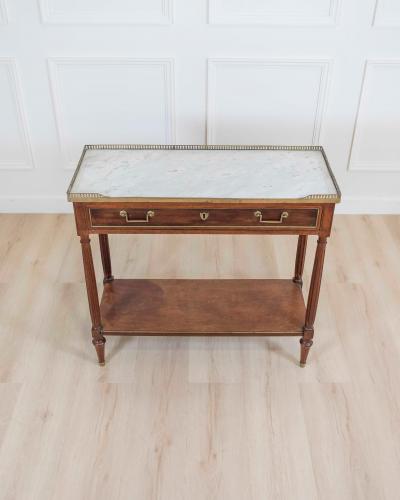 Louis XVI Style Console In Mahogany