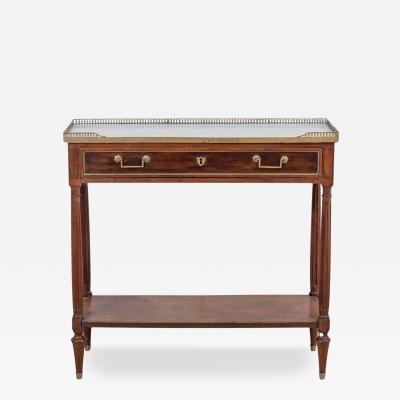Louis XVI Style Console In Mahogany