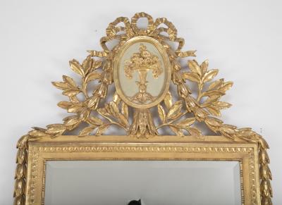 Louis XVI Style Console Mirror