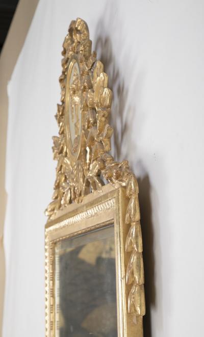 Louis XVI Style Console Mirror