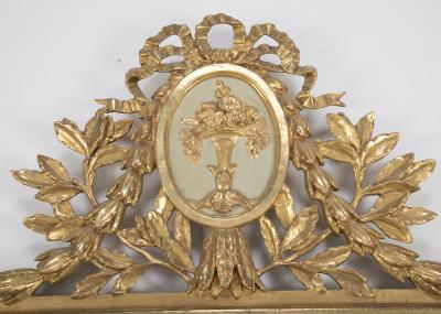 Louis XVI Style Console Mirror