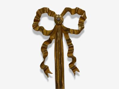 Louis XVI Style Dor Bronze Monumental Wall Sconces France 19th C 