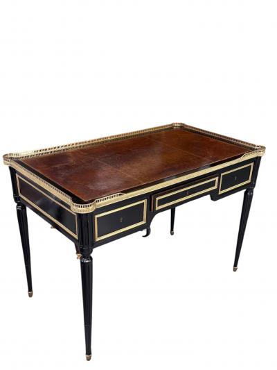 Louis XVI Style Ebonized Bureau Plat