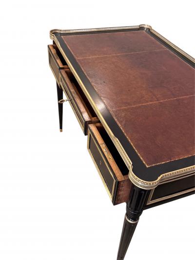 Louis XVI Style Ebonized Bureau Plat