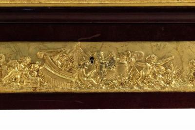 Louis XVI Style Gilt Bronze Mounted Bureau Plat Desk
