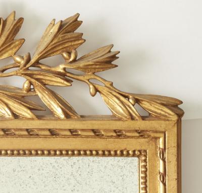 Louis XVI Style Giltwood Mantel Hanging Wall Mirror