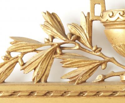 Louis XVI Style Giltwood Mantel Hanging Wall Mirror