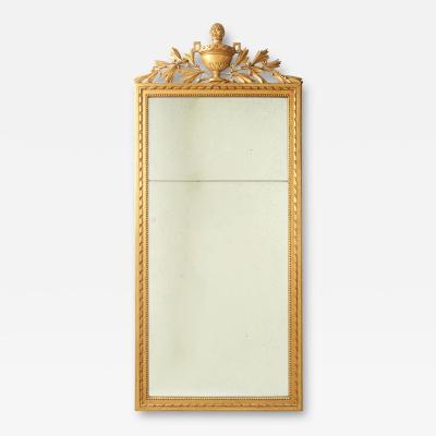 Louis XVI Style Giltwood Mantel Hanging Wall Mirror