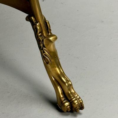 Louis XVI Style Jeweled Gueridons Malachite Bronze France 20th C 