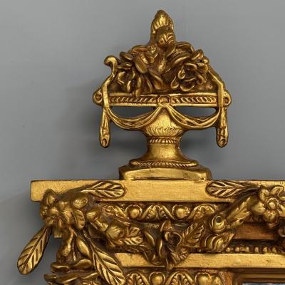 Louis XVI Style Large Wall or Floor Mirrors Giltwood Gesso Europe 19th C