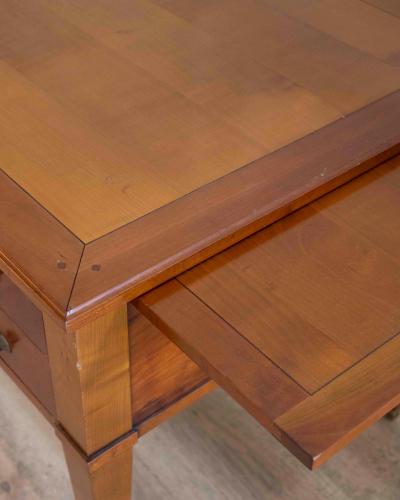 Louis XVI Style Mahogany Bureau Plat Directoire Desk Mid 20th Century