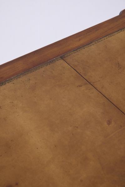 Louis XVI Style Mahogany and Brass Desk