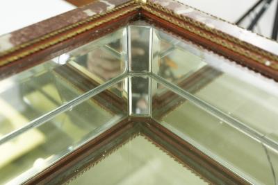 Louis XVI Style Marble Ormolu Bronze Mounted Vitrine