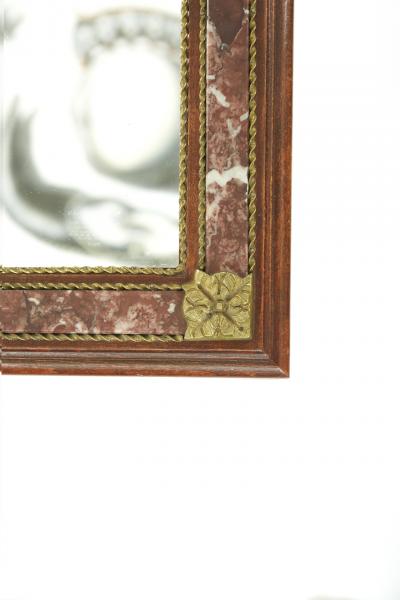 Louis XVI Style Marble Ormolu Bronze Mounted Vitrine