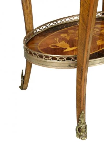 Louis XVI Style Marquetry Table A Ecrire