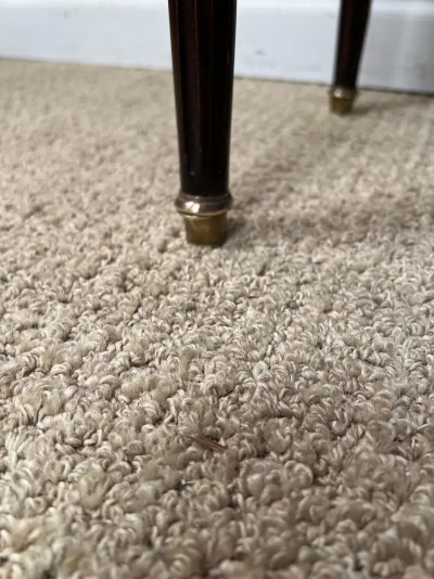 Louis XVI Style Mirror Top Table with Gallery