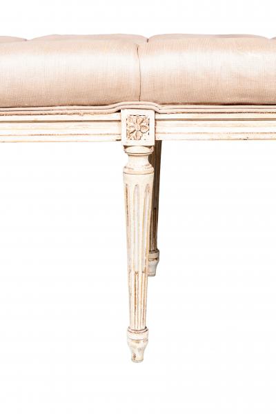 Louis XVI Style Painted Bench