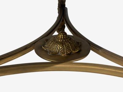 Louis XVI Style Rams Head Gueridon Bronze Black Stone France 20th c 