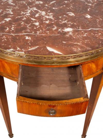 Louis XVI Style Tulipwood Bouillotte Table