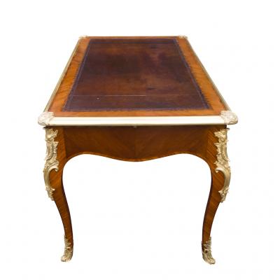 Louis XVI Style Tulipwood Bureau Plat