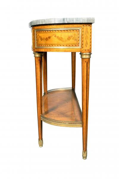 Louis XVI Style Tulipwood Console Desserte