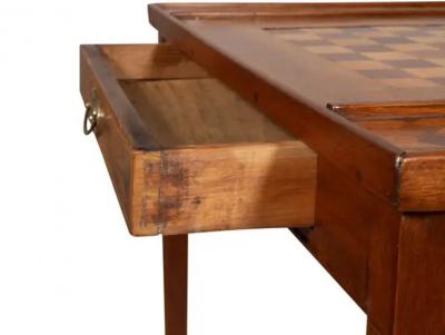Louis XVI Style Walnut Games Table