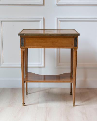 Louis XVI Style Writing Table by Andr Mailfert France Mid 20th Century