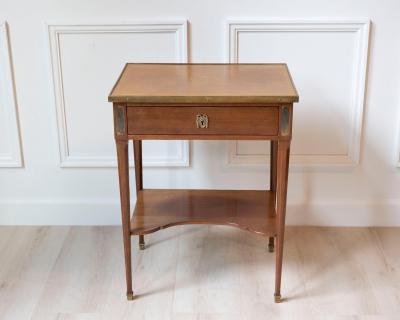 Louis XVI Style Writing Table by Andr Mailfert France Mid 20th Century