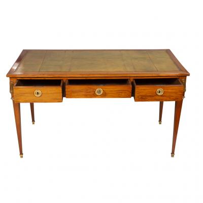 Louis XVI Tulipwood and Ormolu Mounted Bureau Plat