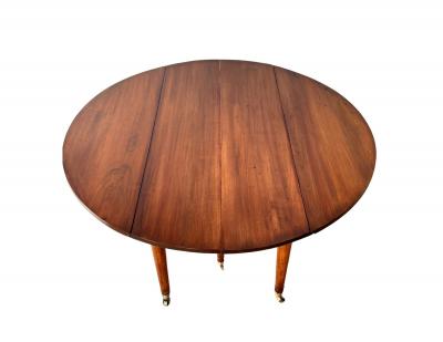Louis XVI Walnut Extension Dining Table France circa 1780 1795