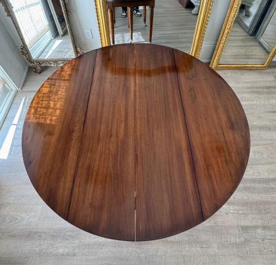 Louis XVI Walnut Extension Dining Table France circa 1780 1795