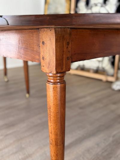 Louis XVI Walnut Extension Dining Table France circa 1780 1795