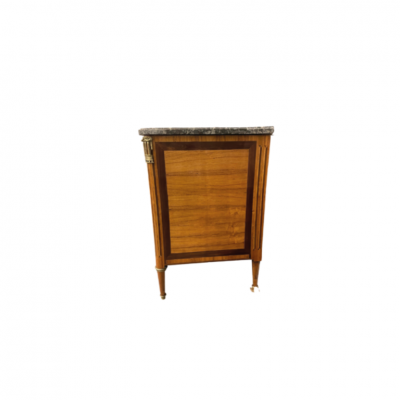 Louis XVI chest of drawers with marquetry 19th century