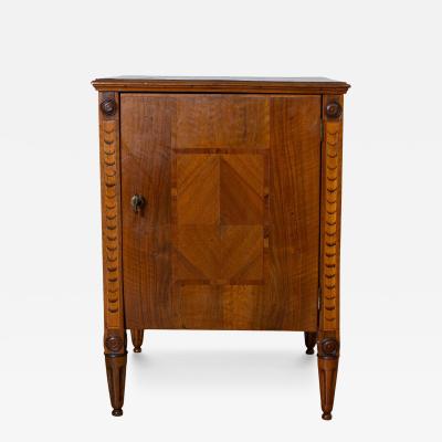 Louis XVI inlaid nightstand Italy early nineteenth century