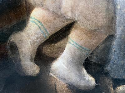 Louise Lue Osborne On the Balcony American Scene Female Artist 1938