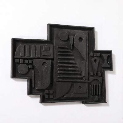 Louise Nevelson Louise Nevelson Untitled Ebonized Wall Relief Sculpture