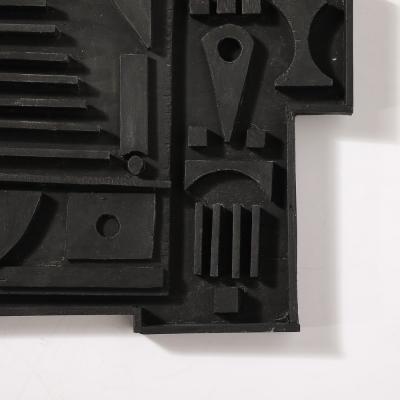 Louise Nevelson Louise Nevelson Untitled Ebonized Wall Relief Sculpture