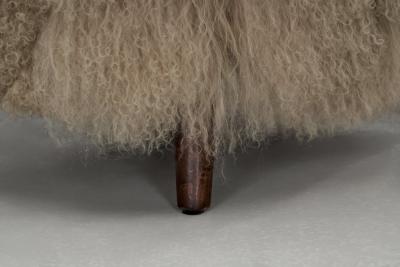 Lounge Chair in Longhair Sheepskin Europe Late 20th Century