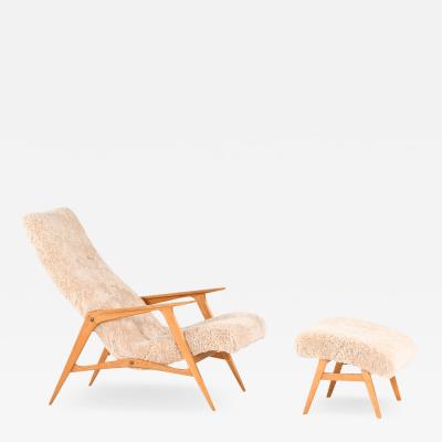 Lounge Chair with Stool Model Siesta Produced by JIO M bler