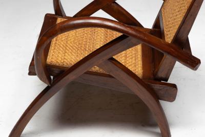Lounge Chairs in Colonial Modern Style France Mid 20th Century